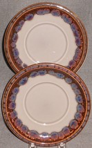 Set (2) Bing &amp; Grondahl MEXICO PATTERN Saucers MADE IN DENMARK - $19.79