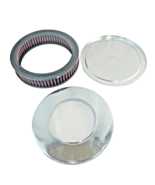 AC9X2RPM For GM Chevrolet 9x2 Round Chrome Breather Washable Air Filter ... - €42,76 EUR