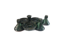 3in1 MOROCCAN GREEN TAJINE for kitchen,art &amp; decor ;Spice Rack Sauces Ce... - $1,781.97 MXN