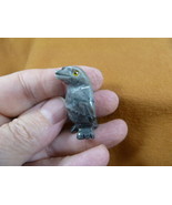(Y-PEN-35) gray white PENGUIN carving SOAPSTONE PERU FIGURINE stone snow... - €7,30 EUR
