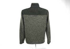 Eddie Bauer Full Zip Sweater Jacket Mens Sz M Olive Green Activewear Casual Coat - £19.54 GBP