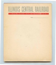 Illinois Central Railroad Note Pad Main Line of Mid America - £13.93 GBP