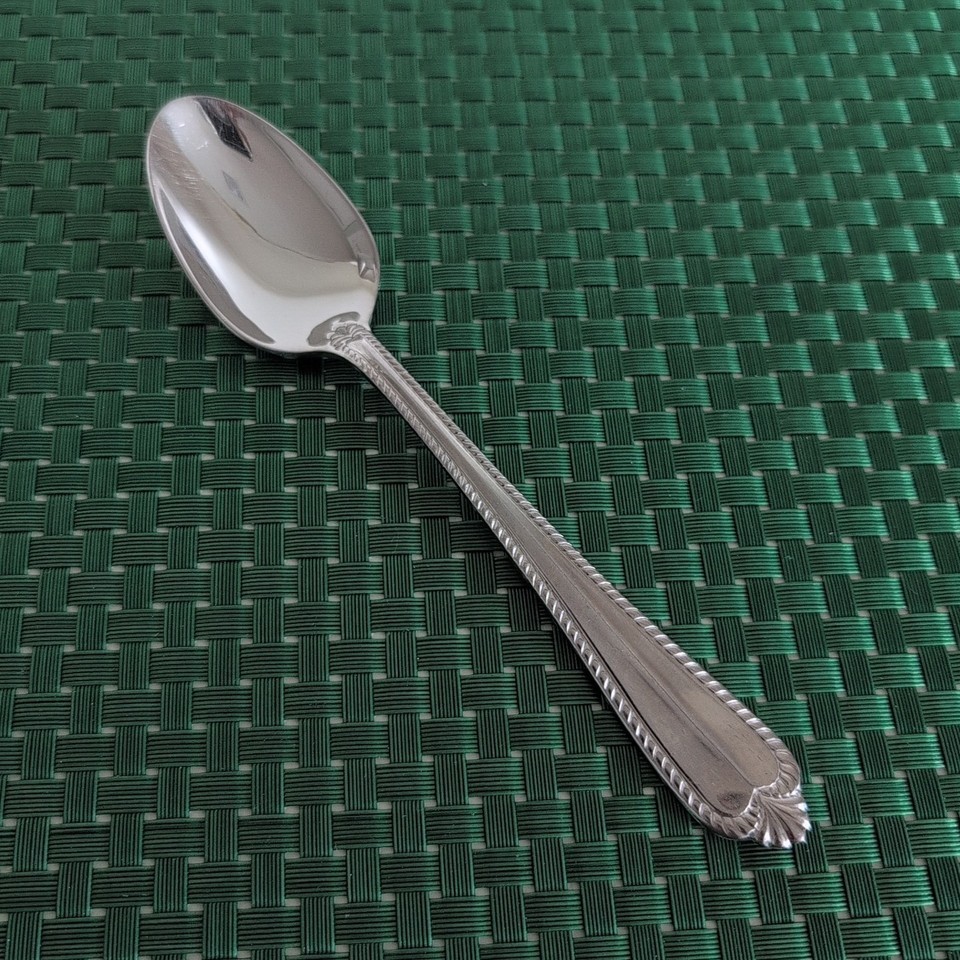 Hampton Silversmiths RENEE Teaspoon Stainless 18/10 China Rope Edge 1 Si... - $19.99