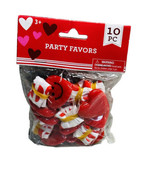 Novelty 10 Piece Party Pack Party Favors Valentines Day Hearts 3+ - £12.37 GBP