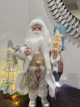 Christmas Bella Lux Coastal Santa Claus Doll Figurine Figure Tabletop Decor 18&quot; - $64.99