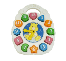 Vintage 1984 Care Bears Number Block Clock 100% Complete Learn / Teach Time Toy - £44.79 GBP