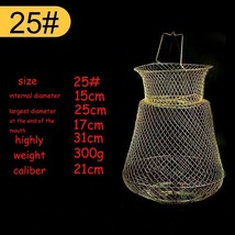 Fish Cage Steel Wire Material High Quality Fishing Net Spare Parts Mental Foldab - £54.71 GBP