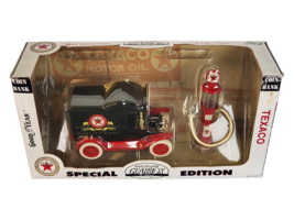 Gearbox Texaco Special Edition 1912 Ford Model T Coin Bank & Wayne Gas Pump New - $34.62