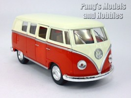 VW 1962 T1 (Type 2) Bus 1/32 Scale Diecast &amp; Plastic Model by Kinsmart - Red - £11.84 GBP