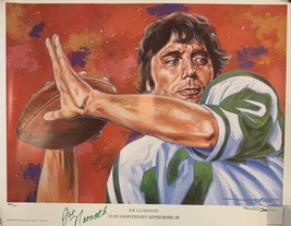 Joe Namath signed limited edition artist proof litho - £393.17 GBP