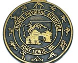 Vintage Brass Medal Medallion Sports Physical Activities - Fort Lewis, W... - $15.79