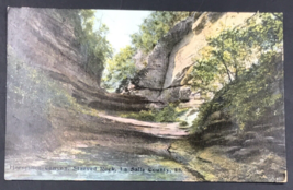 1908 Horseshoe Canyon Starved Rock La Salle County IL Postcard Illinois - £6.75 GBP