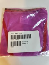 DKNY Purple Intimates Bikini Underwear Women&#39;s Size L 4512 new   Vtg Panty  Tg - £11.77 GBP