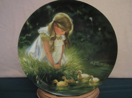 GOLDEN MOMENT collector plate DONALD ZOLAN ducklings CHILDREN AND PETS - $19.99