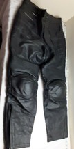 Womens Size 16 Buffalo Leather Bikers Trousers Inside Leg 28&quot; - $54.00