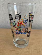 Very Rare Wonderful World of Disney TV Show 14 oz Drinking Glasses - £4.66 GBP