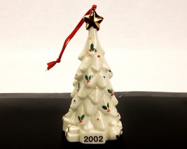 Porcelain Christmas Tree Ornament, Baum Brothers &quot;Formalities&quot;, 2002, Music Box? - £19.60 GBP