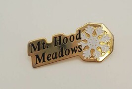 Mount Hood Meadows Ski Resort Oregon Vintage Ski Skiing Lapel Hat Pin Pi... - $16.63
