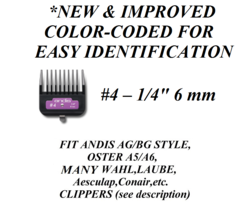 Andis 1/4&quot;Premium Metal Clip Blade Guide Attachment Comb*Fit Agc,Smc,Agr Clipper - £9.37 GBP