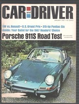 Car and Driver-1/1967-Porshe 911 SE Road Test-U. S. Grand Prix - £32.05 GBP