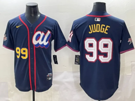 Men&#39;s All Stars 2025 New York Yankees 99 Aaron Judge Baseball Js Navy Blue - $1,257.00 MXN
