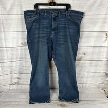 Wrangler Five Star Premium Men&#39;s 46 x 30 Stretch Denim Jeans Flex Straig... - £12.75 GBP