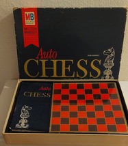 GAMES VTG Milton Bradley Auto Chess Fine Edition Chess Game 1963 Complete - £15.80 GBP