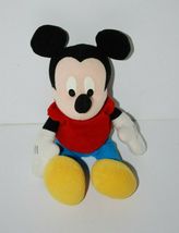 VINTAGE MATTEL ARCO TOYS PLUSH STUFFED MICKEY MOUSE TOY 1980&#39;S 9.5&quot; - £7.18 GBP
