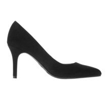 Time And Tru Women&#39;s Point Toe High Heel Pumps Size 9.5 Suede Black Colo... - £17.75 GBP