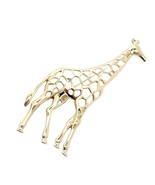 Rare! Authentic Mikimoto 18k Yellow Gold Large Giraffe Pin Brooch - £3,753.26 GBP
