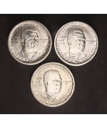 1946 D, P &amp; S Booker T. Washington Commemorative Half Dollar Set. ( MS +... - £146.41 GBP