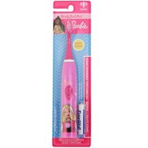 Brush Buddies Barbie Battery Powered Sonic Electric Kids Toothbrush, Sof... - $7.19
