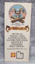 1977 SHELL&#39;S BICENTENNIAL MAP OF THE Midwest  - £7.46 GBP