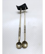 Vintage Spoon Dangle Earrings – Boho Tribal Style Handmade Silvered Jewelry - €38,52 EUR