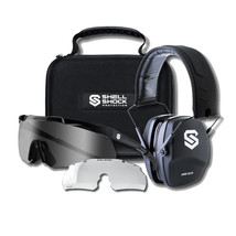 New Shell Shock Protection Passive Ear Muff &amp; Dual Ballistic Lens Eye Combo - $1,095.70 MXN