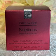 Estee Lauder Nutritious Super Pomegranate Radiant Energy Night Creme / M... - £21.43 GBP