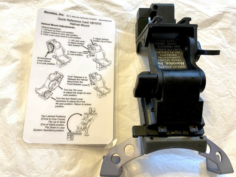 New Genuine USGI Norotos NVG Titanium Rhino Mount II Set - $229.08
