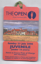 2006 British Open Ticket Sunday July 23rd 4th Tournament Round Tiger Woods Wins - £338.29 GBP