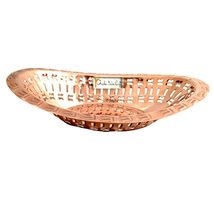 Prisha India Craft Pure Copper Amazing Design Solid Fruit Basket, Elegan... - £30.87 GBP