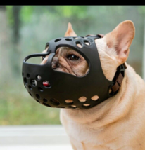 Dog Muzzle Basket Breathable | Prevent Biting Chewing &amp; Barking Allows D... - £6.10 GBP