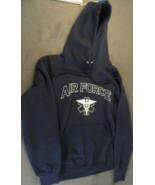 DISCONTINUED USAF AIR FORCE BLUE 1620 MEDIC NURSE EMT THERMAL HOODIE SMALL - $28.34