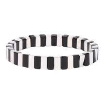 Color Shout women&#39;s she&#39;s all that metallic bracelet in Silver and Black - size - $33.66