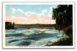 Rapids Above American Falls Niagara Falls New York NY UNP WB Postcard N23 - £1.50 GBP
