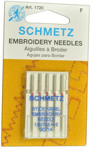 SCHMETZ Embroidery Sewing Needles Size 90/14 1720 - $6.95