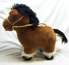 Vintage Coleco Cabbage Patch Kids Brown Horse W/ Bridle 15&quot; Plush Stuffed Animal - £39.56 GBP