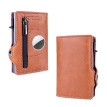  Card Holder Wallets Men Women Airtag Wallet  Bag Leather Purse Slim Thin Wallet - £46.82 GBP