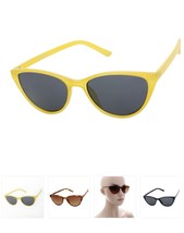 Women’s Retro Cat Eye Sunglasses UV400 Jelly Frame Fashion Shaded / G15 ... - $13.95