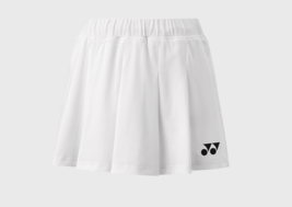 YONEX 24F/W Women&#39;s Badminton Skirt National Uniform Shorts White NWT 25... - $68.31