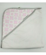 Blankets &amp; Beyond Pink Circle Absorbent Hypoallergenic Hooded Towel Blan... - $17.64 CAD