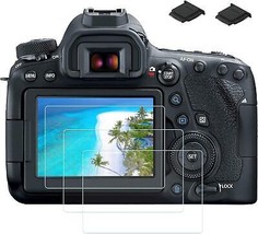 Tempered Glass LCD Screen Protector Films Compatible for Canon EOS 6D Ma... - $22.23